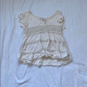 American Eagle off white top